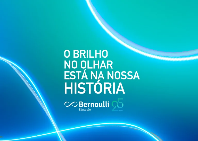 Card linha do tempo - 25 anos Bernoulli