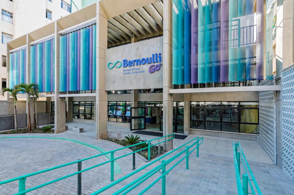 Fachada do prédio do Bernoulli Go em Belo Horizonte, no bairro Santo Antônio.