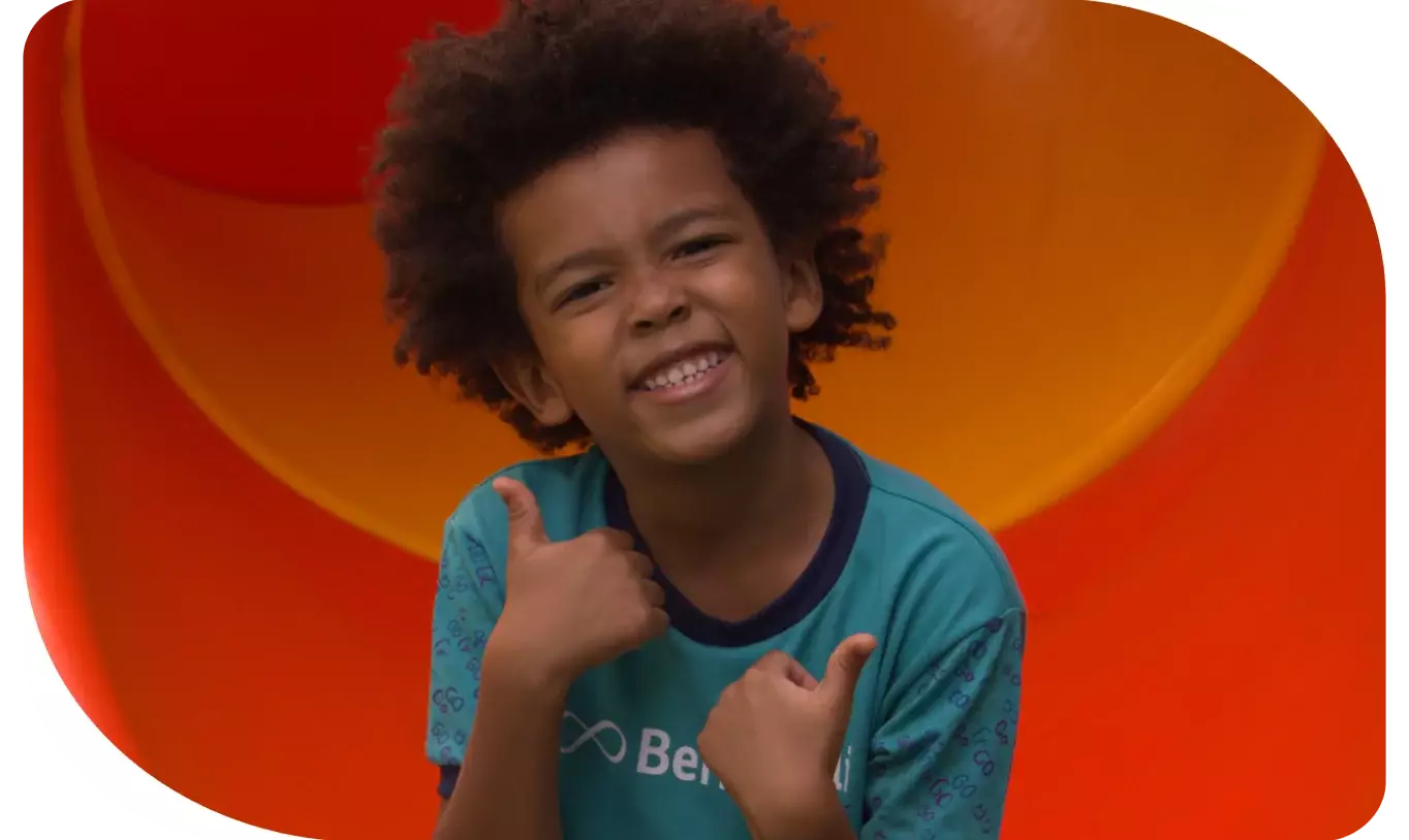 Estudante do Ensino Fundamental Anos Iniciais do Bernoulli.
