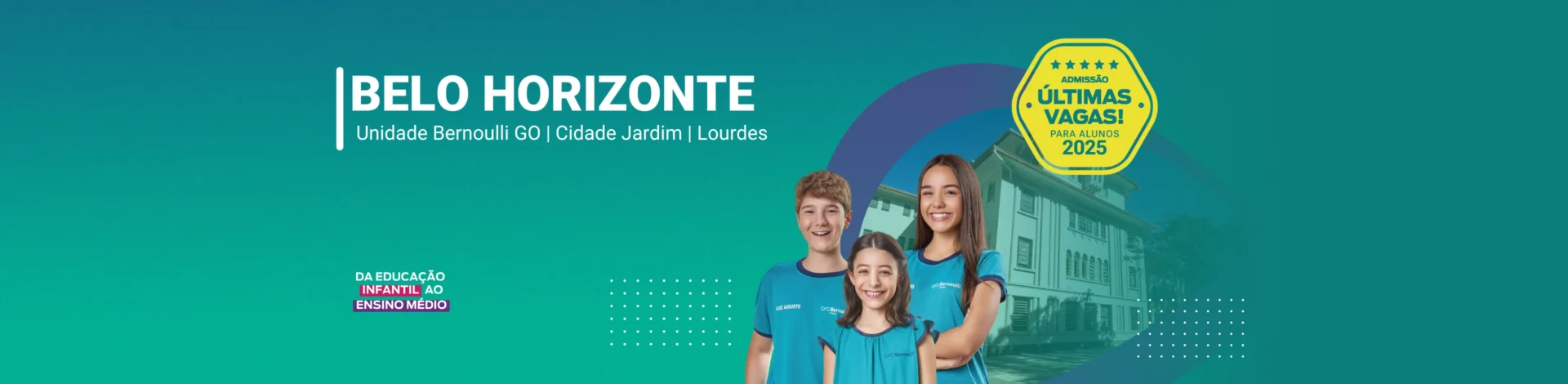 Processo de Admissão de Novos Alunos 2025 - últimas vagas