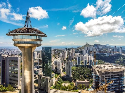 imagem aerea de Nova lima