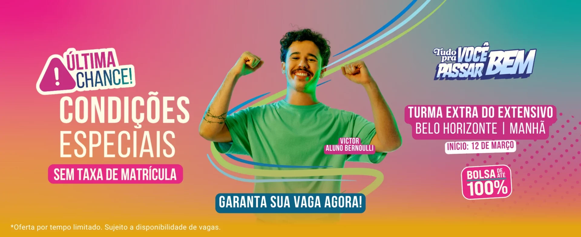 Curso do PV Bernoulli Extensivo Manhã em BH com promoção