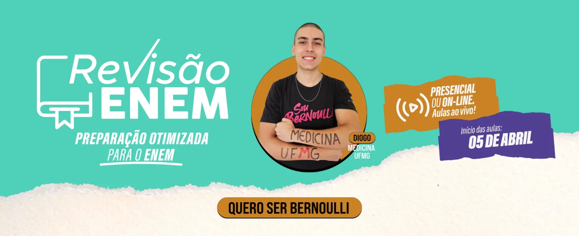 Curso Revisão Enem On-line do Pré-vestibular Bernoulli